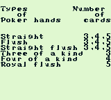 Square Deal screenshot 5 for GameBoy